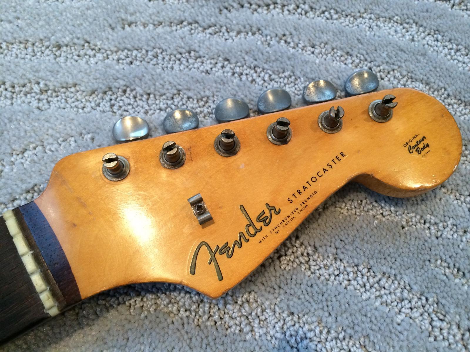 1961 Fender Strat Headstock